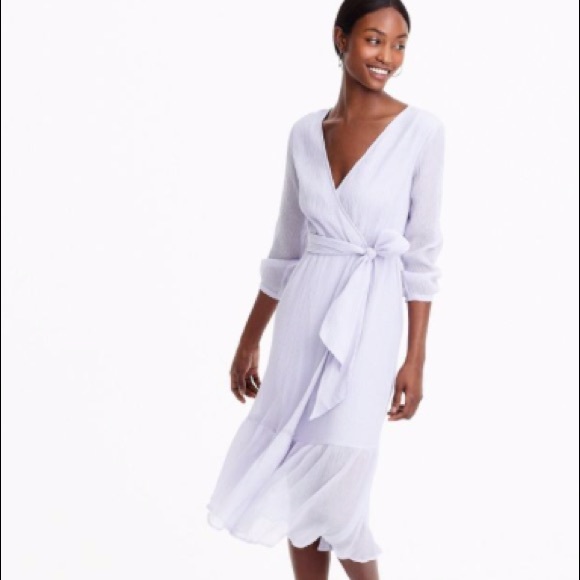 J. Crew Dresses & Skirts - J. Crew Point Sur Faux Wrap Dress in Lavender